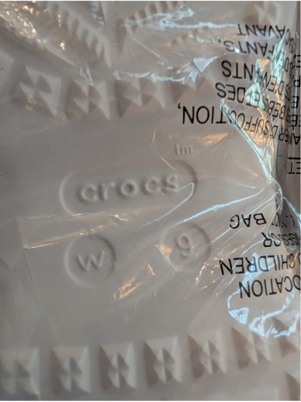 NEW: Women's Crocs Classic Ballet Flats White Size 9 - Picture 4 of 10